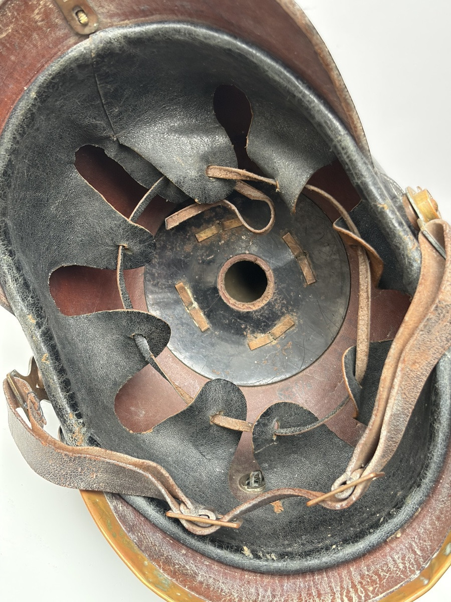 Prussian Spiked Helmet, Pickelhaube Landwehr, Trooper Model, 1895-1914-photo-5