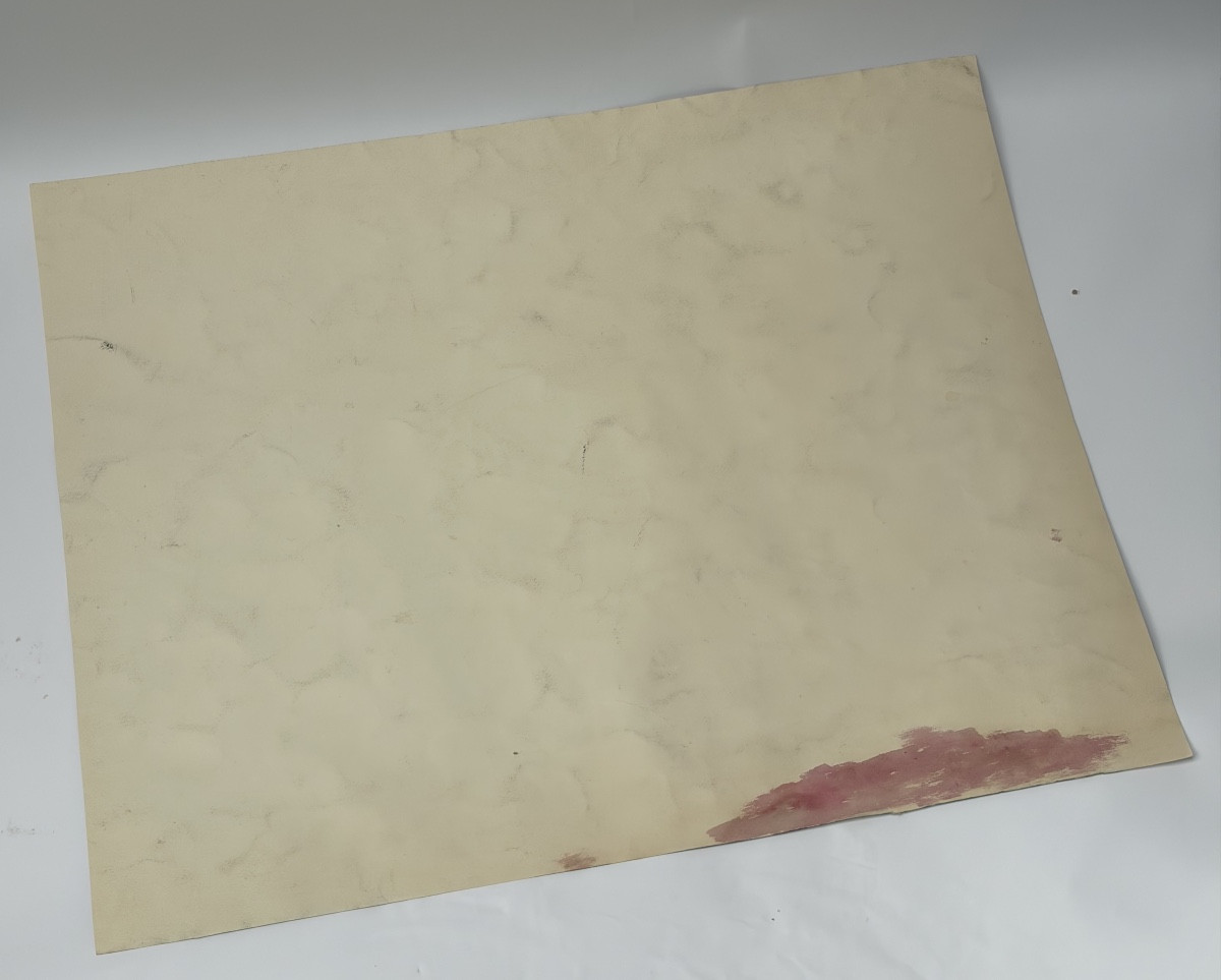 Watercolor, Germaine Nordmann, "summer At The Beach"-photo-3