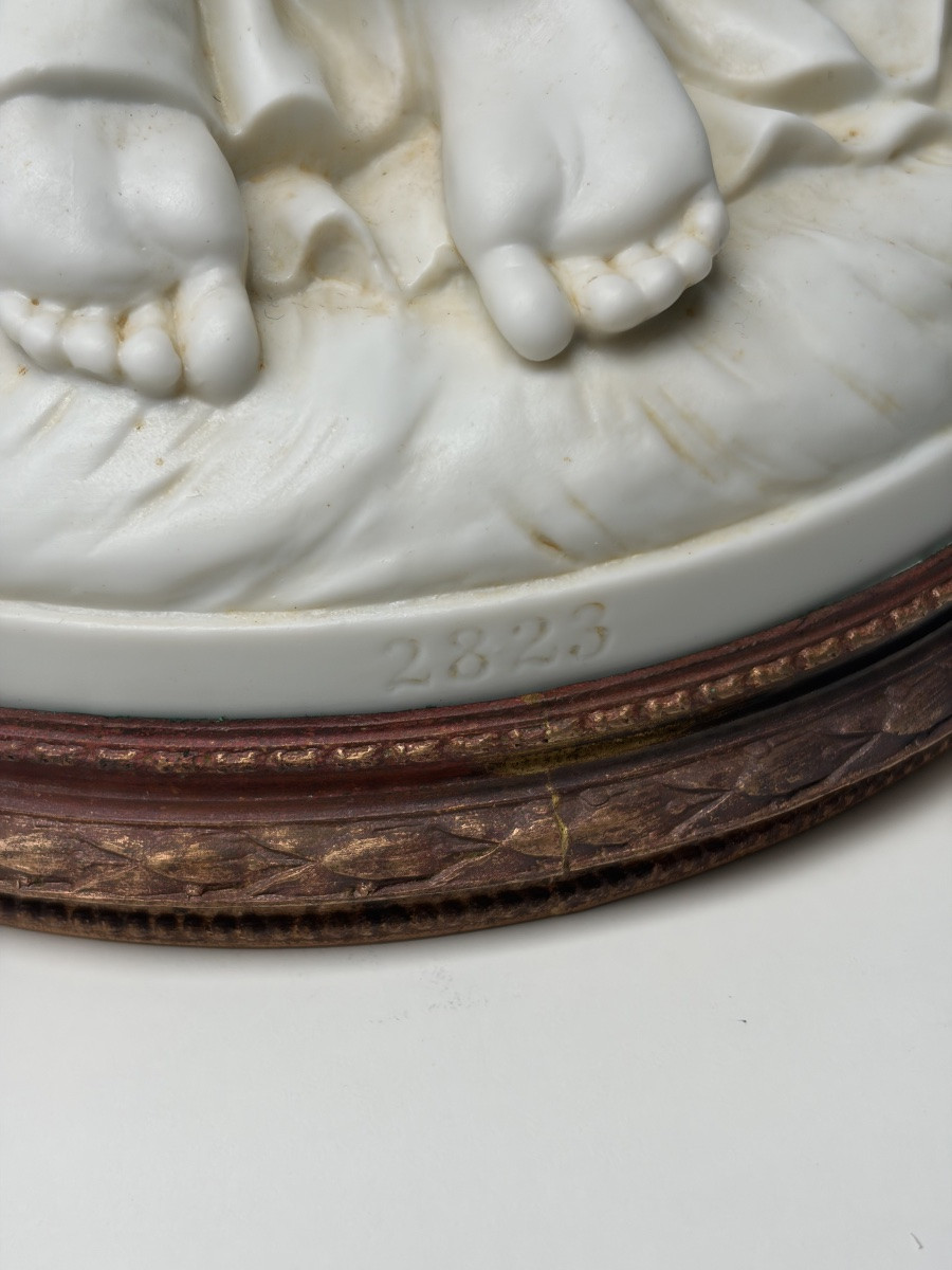 "joan Of Arc", Biscuit Figurine From The Scheibe-alsbach Porcelain Factory, Germany-photo-1