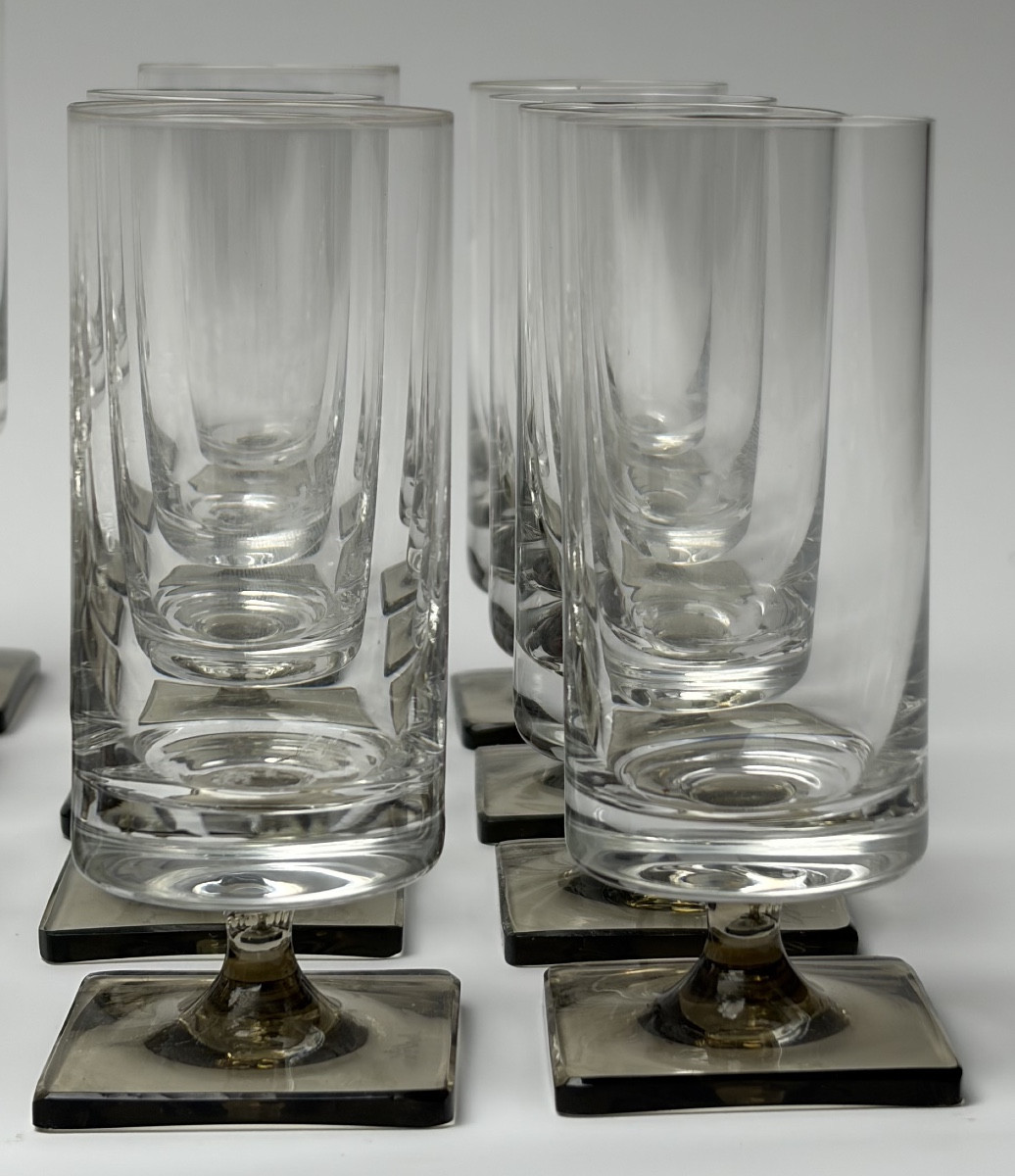 ENSEMBLE DE VERRES EN CRISTAL DE GEORG JENSEN POUR ROSENTHAL-photo-6