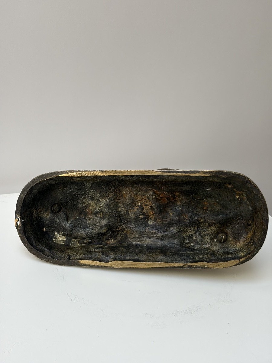 SUJET EN BRONZE, "CHIEN DE CHASSE", SIGNÉ Y. MONGNIEY-photo-1