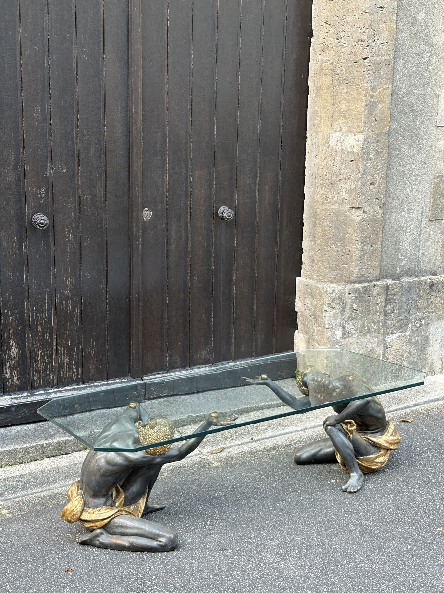 Grande Table Aux Nubiens By Claude Dalle For Maison Romeo-photo-5