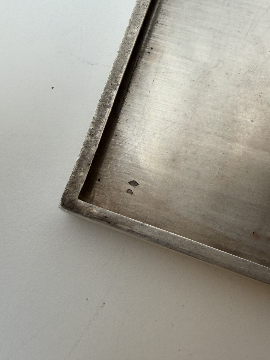 Art Deco Silver Card Holder, Circa 1930-photo-3