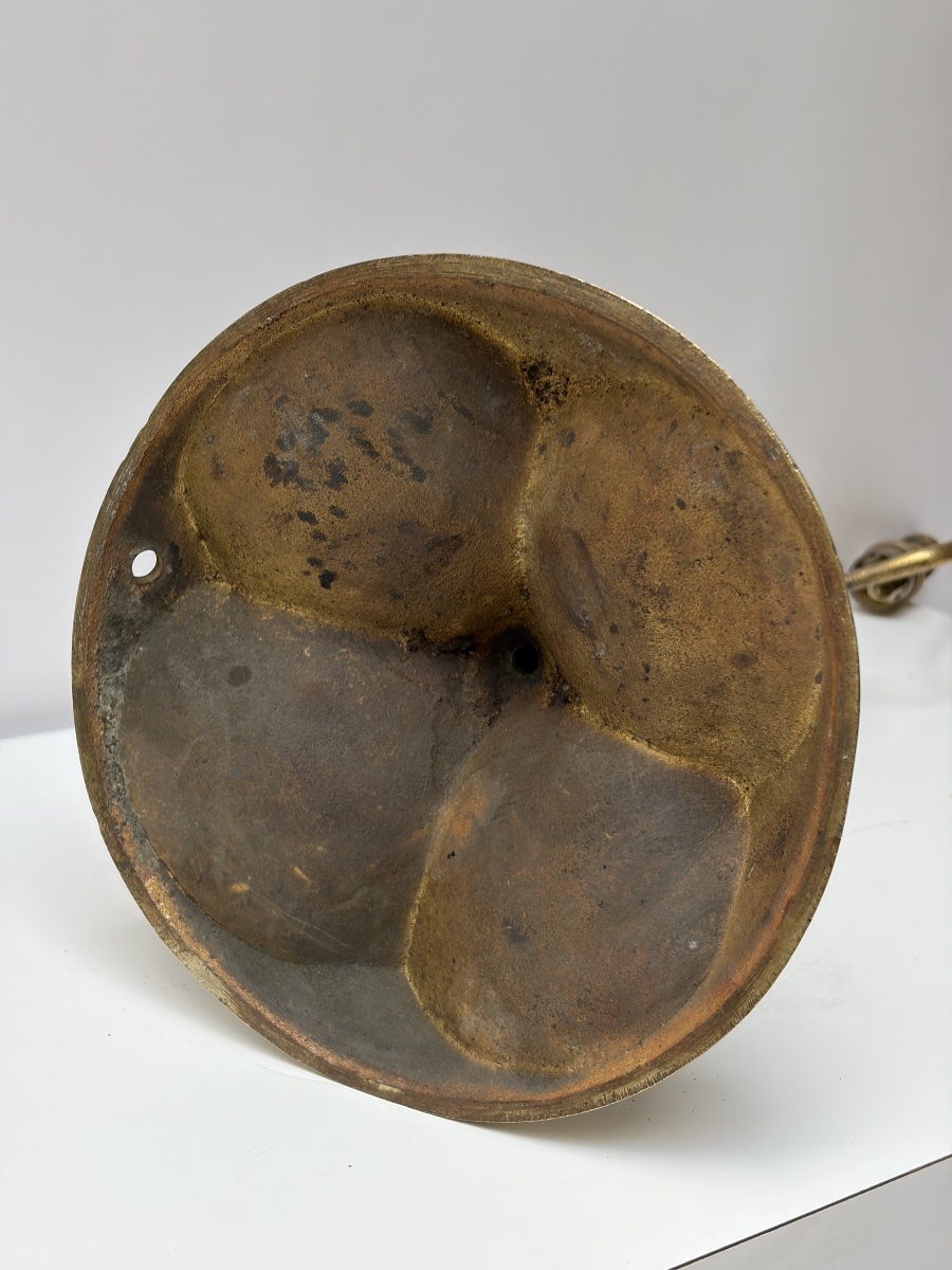 PIED DE LAMPE EN BRONZE, GEORGES LELEU-photo-4