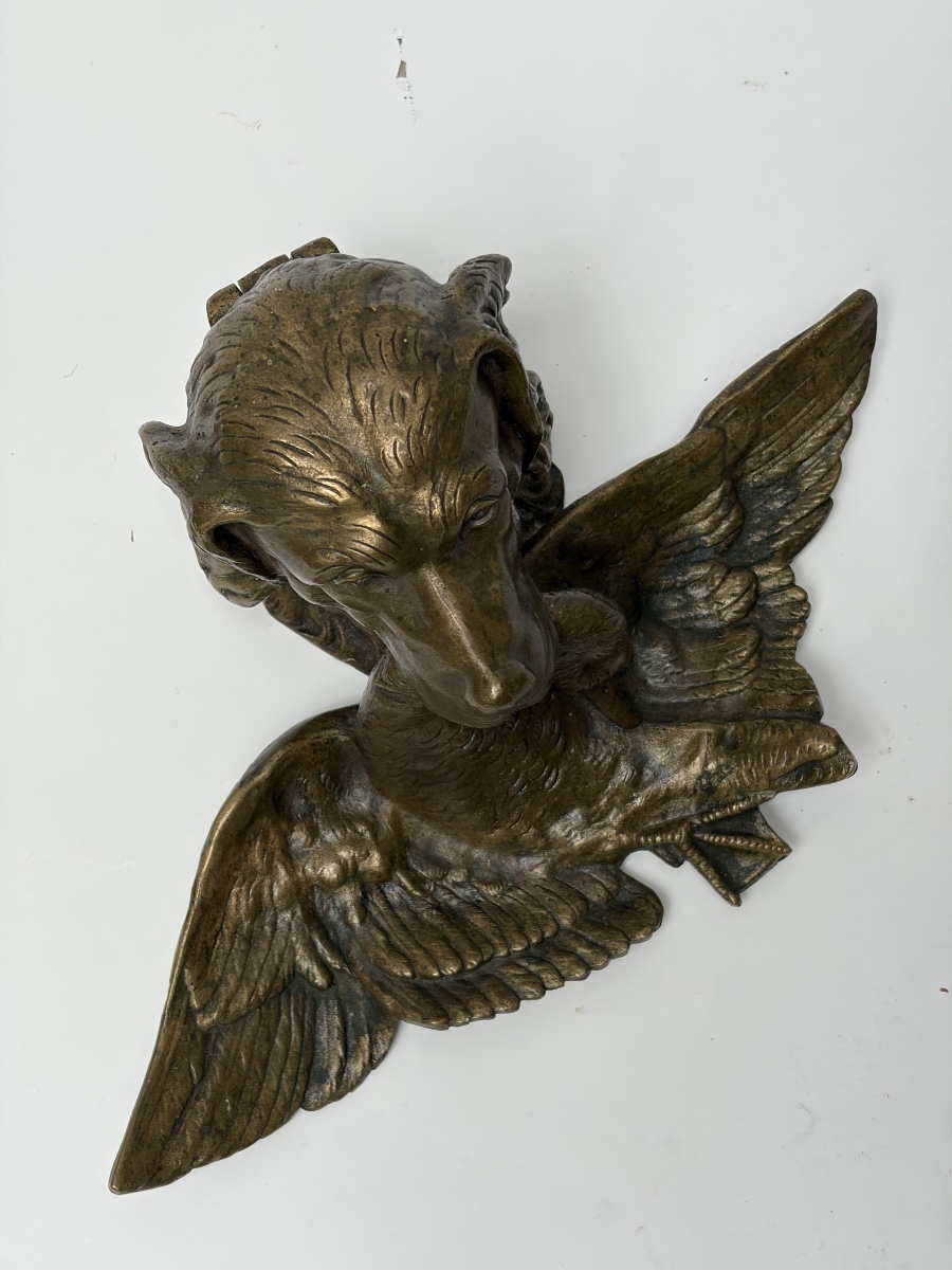 ENCRIER ZOOMORPHE EN BBRONZE, LES ATELIER DE CHARLES MILDÉ-photo-2