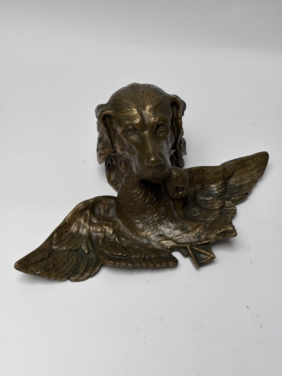 ENCRIER ZOOMORPHE EN BBRONZE, LES ATELIER DE CHARLES MILDÉ