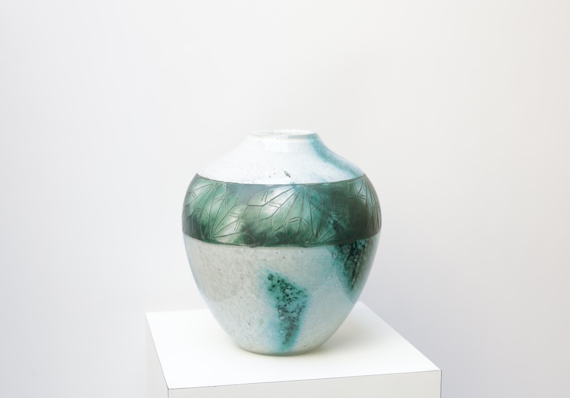 FRANCOIS-THEODORE LEGRAS, VASE OVOÏDE