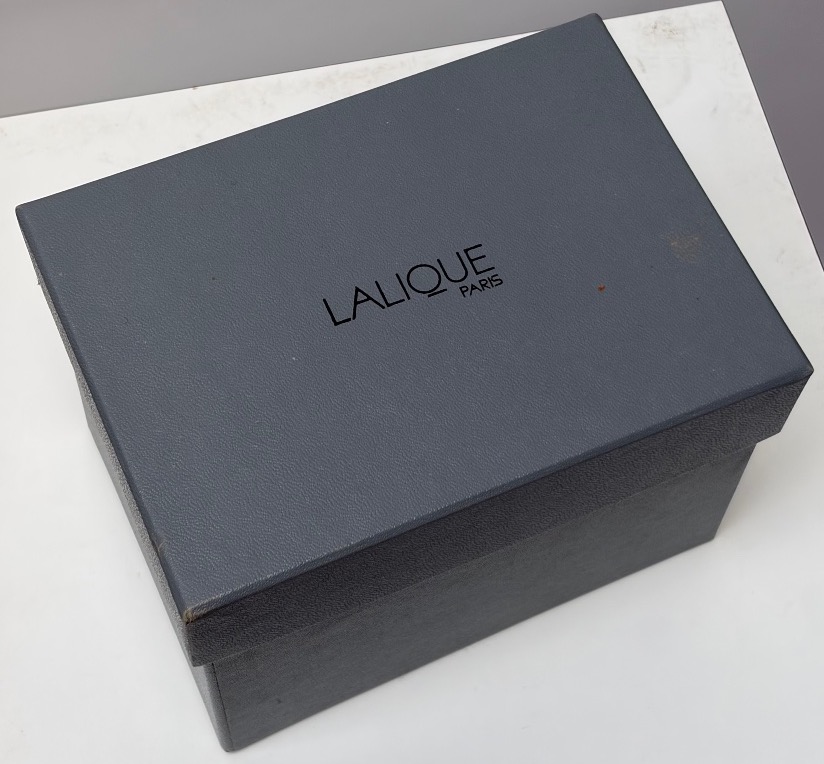 Lalic Vase In Frosted Crystal, Rosine Model-photo-3