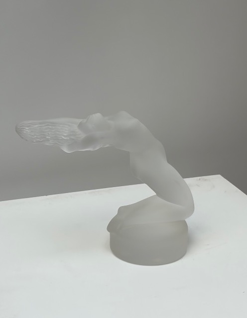 LALIQUE FRANCE, PRESSE PAPIERS "CHRYSIS" EN CRISTAL DEPOLI-photo-2