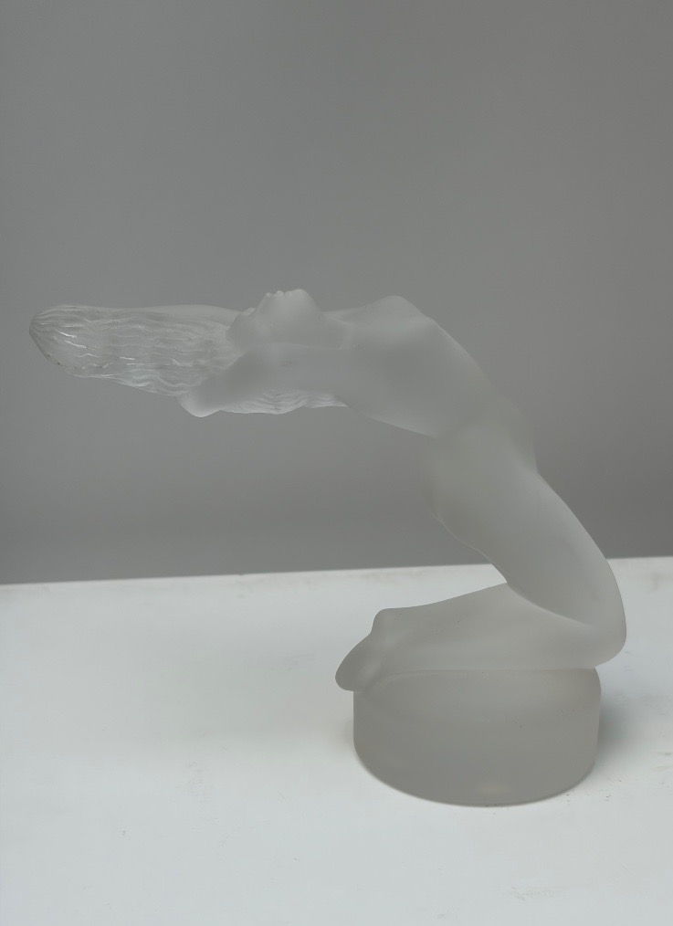 LALIQUE FRANCE, PRESSE PAPIERS "CHRYSIS" EN CRISTAL DEPOLI-photo-3