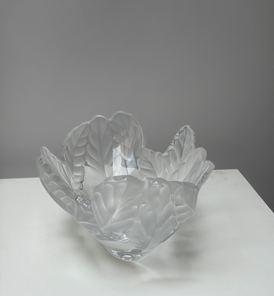 Lalique France, Crystal Bowl, Compiegne Model-photo-3