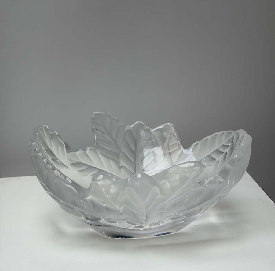 Lalique France, Crystal Bowl, Compiegne Model-photo-4
