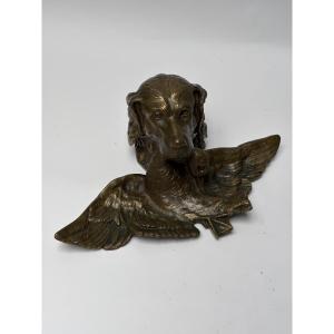 ENCRIER ZOOMORPHE EN BBRONZE, LES ATELIER DE CHARLES MILDÉ