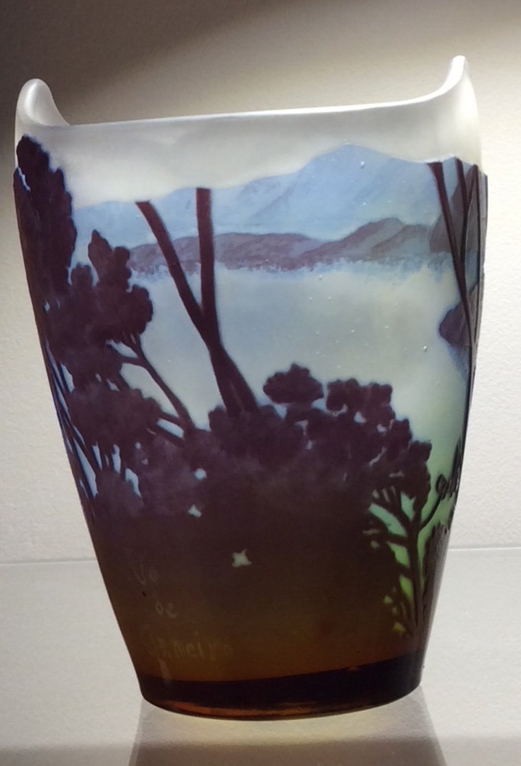 Vase Emile Gallé Rio De Janeiro -photo-3