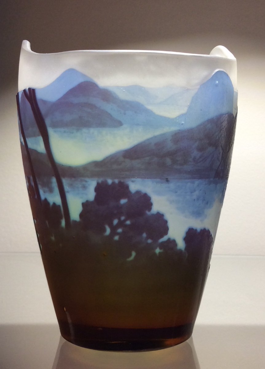 Vase Emile Gallé Rio De Janeiro 