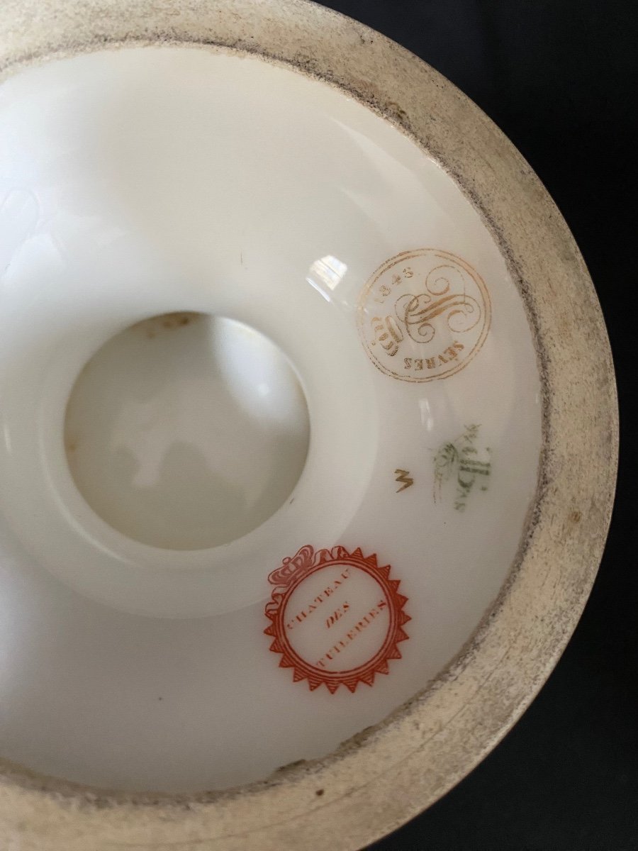 Porcelain Fruit Bowl From Sèvres Louis Philippe 1846-photo-4