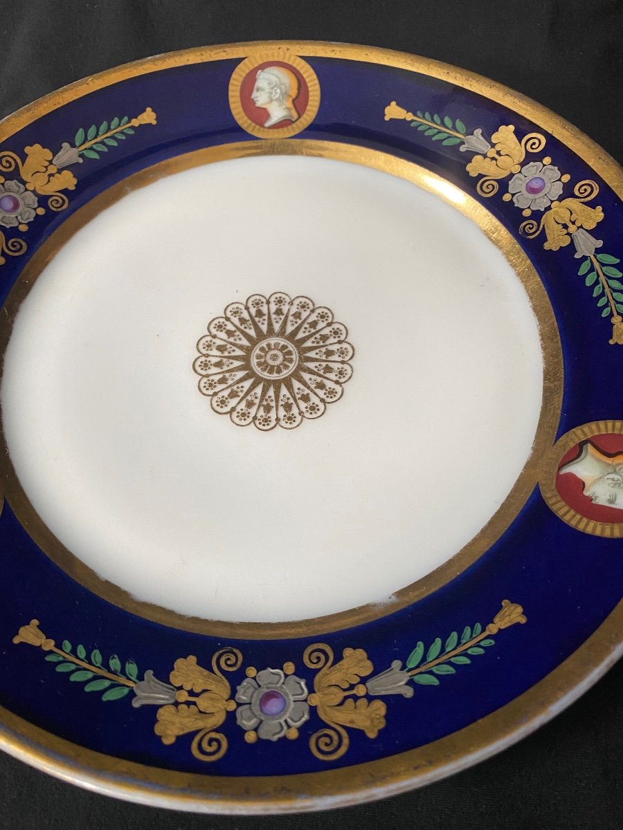 Plate For The Château De Dreux Duc D’orleans  -photo-2