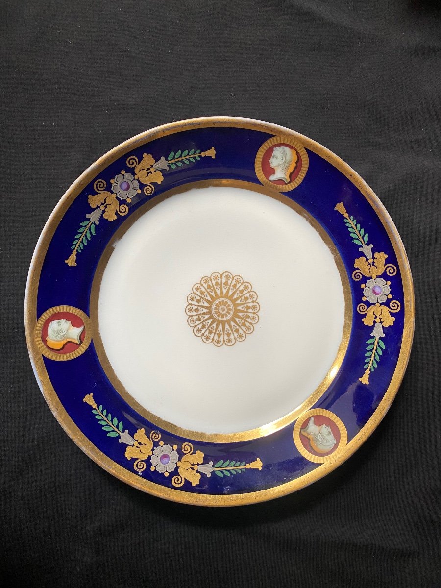 Plate For The Château De Dreux Duc D’orleans  