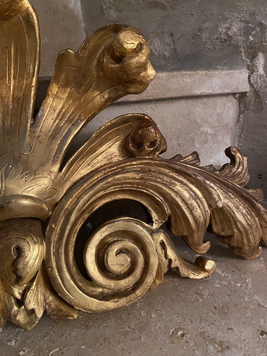 Gilded Wooden Pediment -photo-7