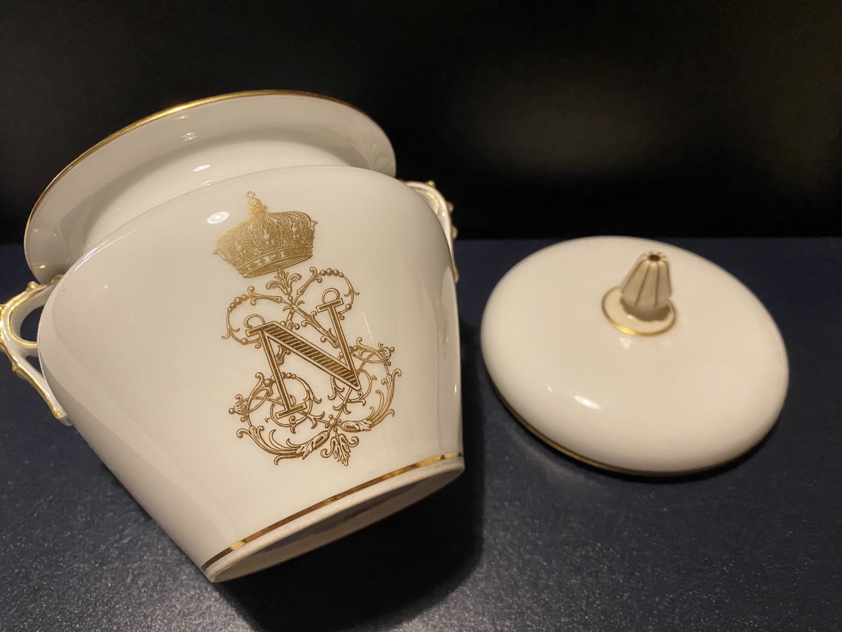 Napoleon III Sèvres Sugar Bowl -photo-4