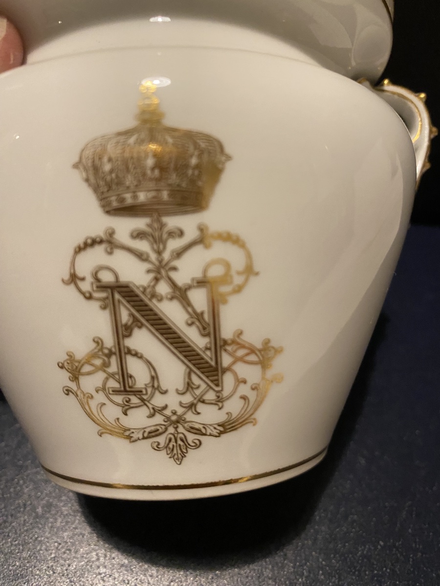 Napoleon III Sèvres Sugar Bowl -photo-3