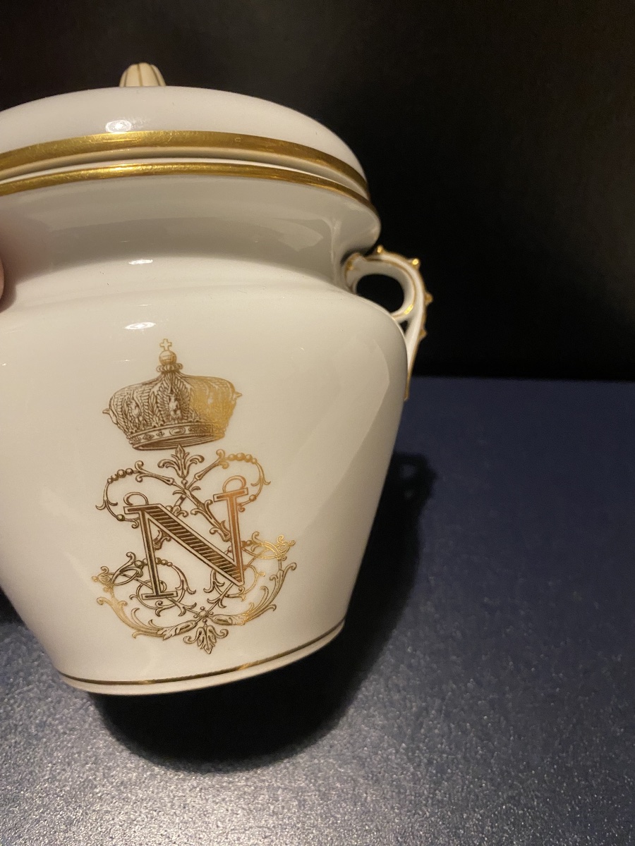 Napoleon III Sèvres Sugar Bowl -photo-4