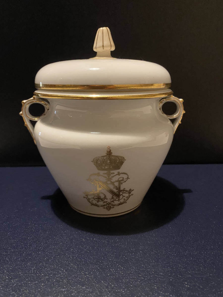 Napoleon III Sèvres Sugar Bowl 