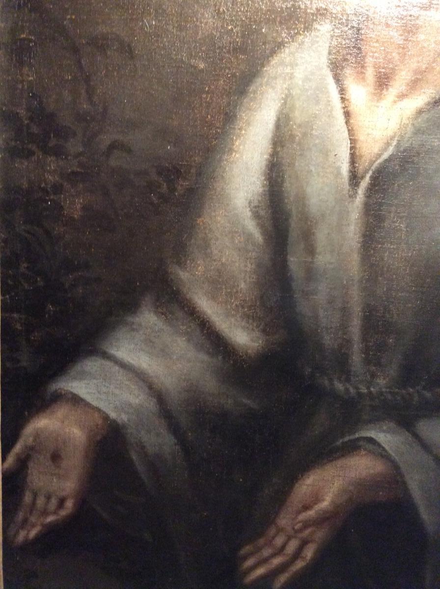 Saint Francis In Ecstasy, Spanish Painting Of The Eighteenth Century-photo-1