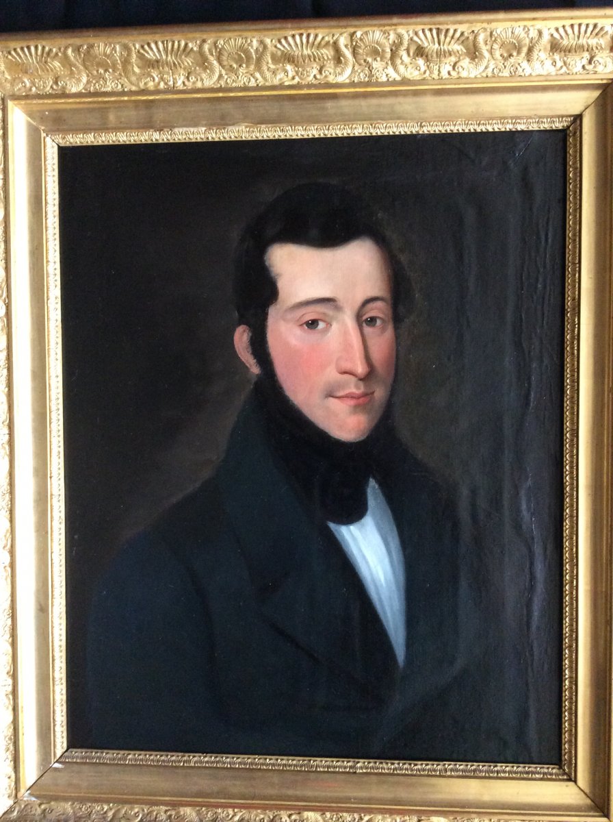 Portrait Of The Second Empire Period Man.-photo-8