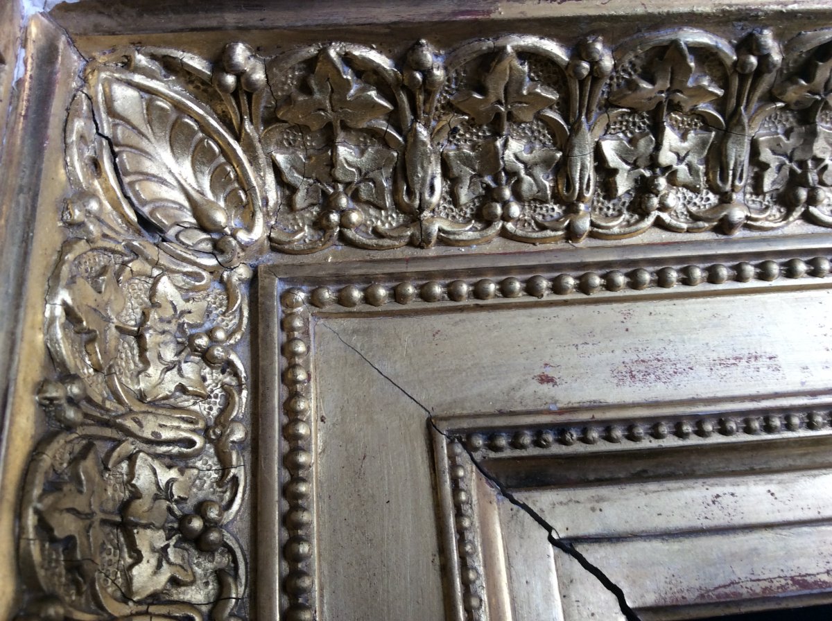 Golden Wood Frame XIXth Century-photo-1