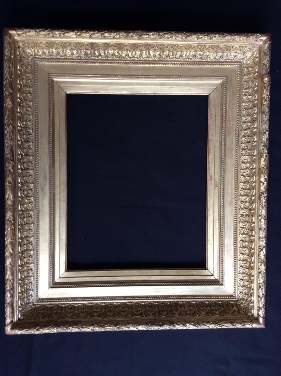 Golden Wood Frame XIXth Century-photo-5