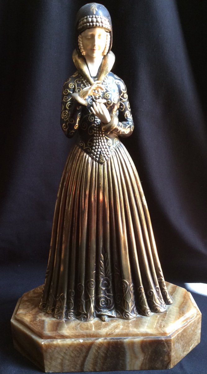 Art Deco Sculpture Demetre Chiparus 1886-1947-photo-8