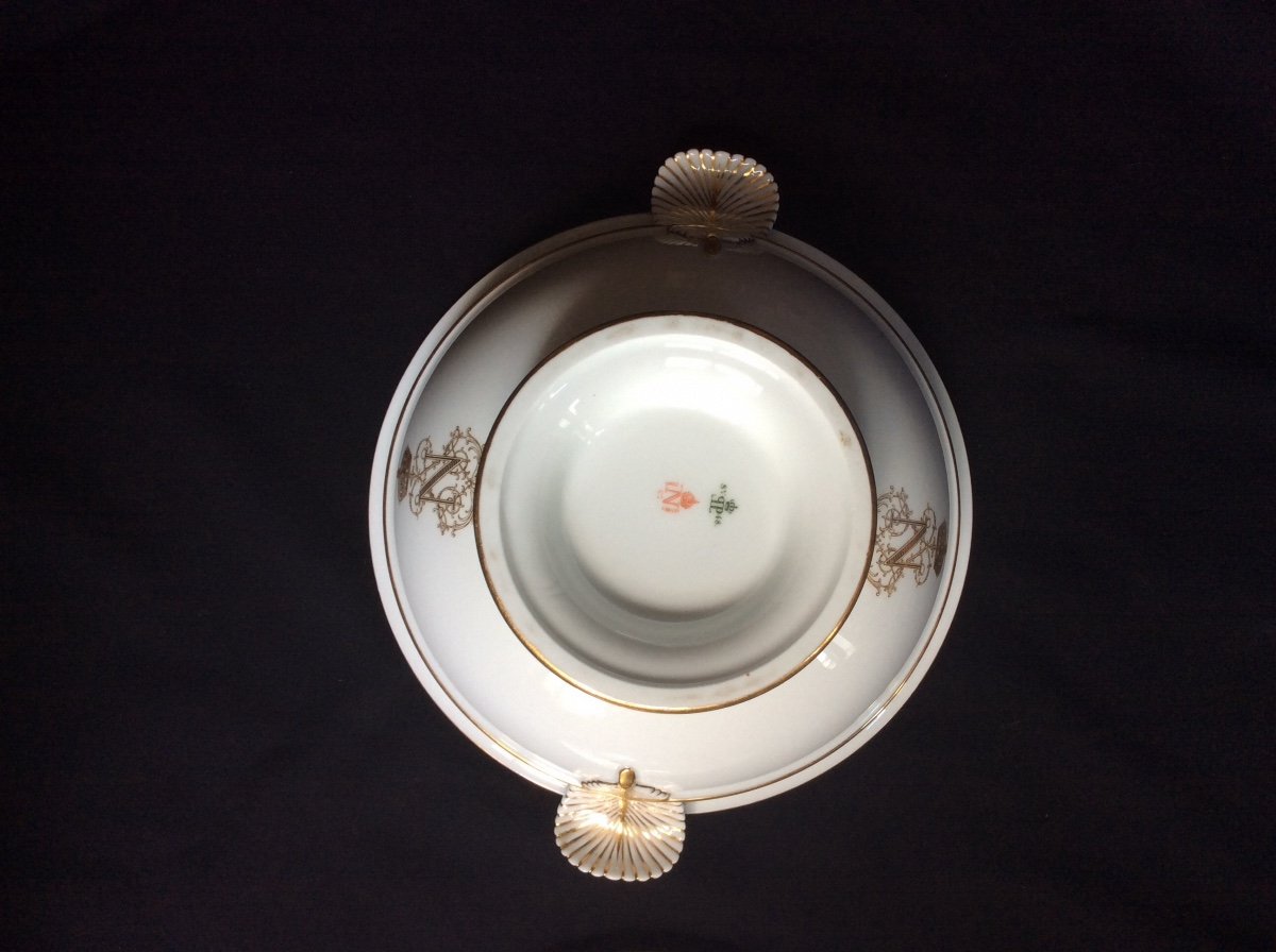 Légumier En Porcelaine De Sèvres Napoléon III -photo-4