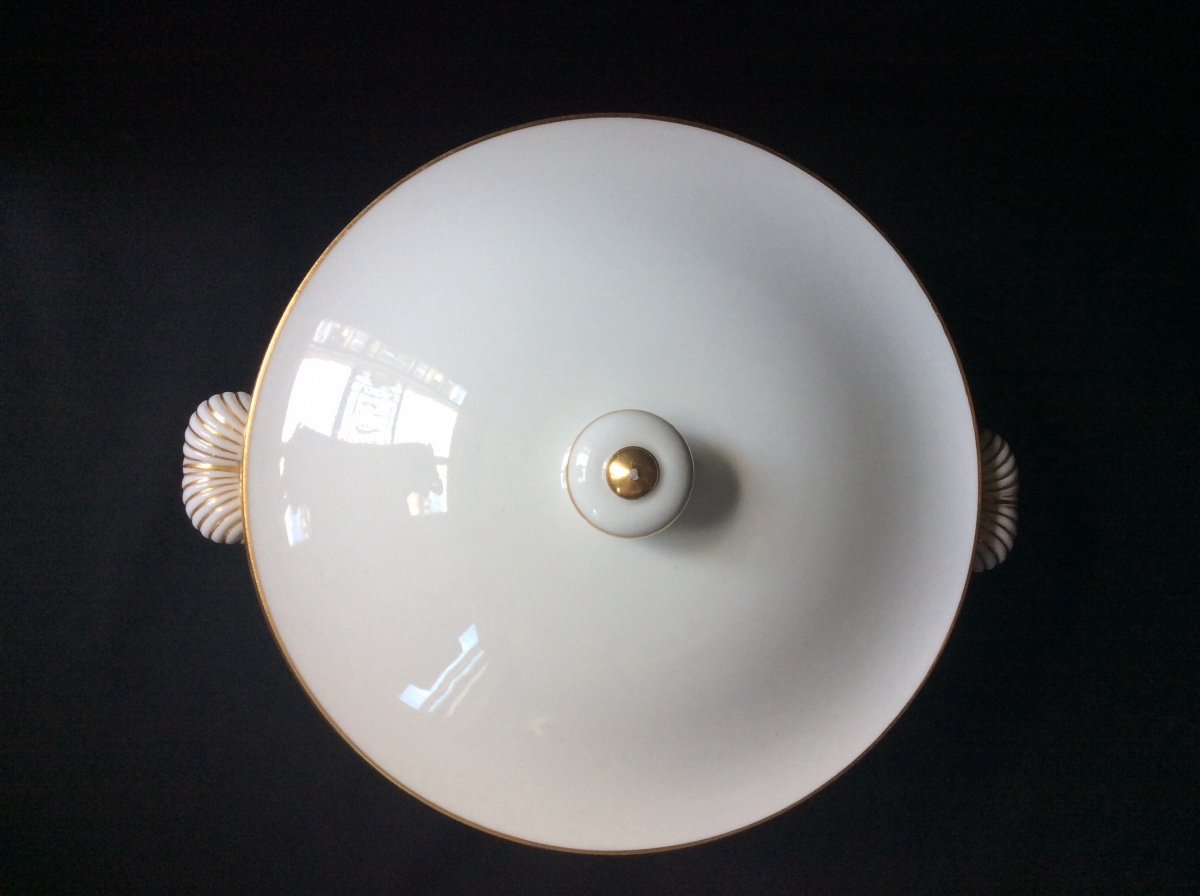 Légumier En Porcelaine De Sèvres Napoléon III -photo-1