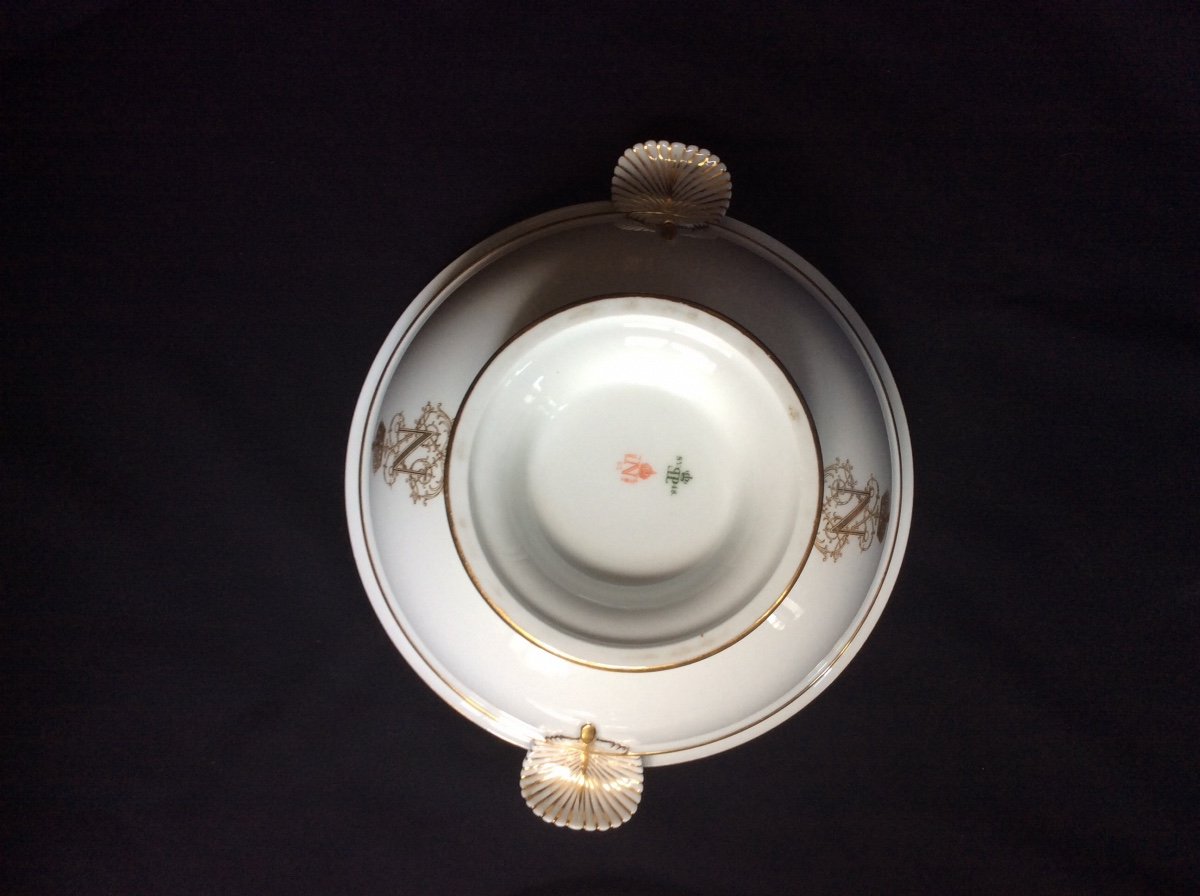 Légumier En Porcelaine De Sèvres Napoléon III -photo-2