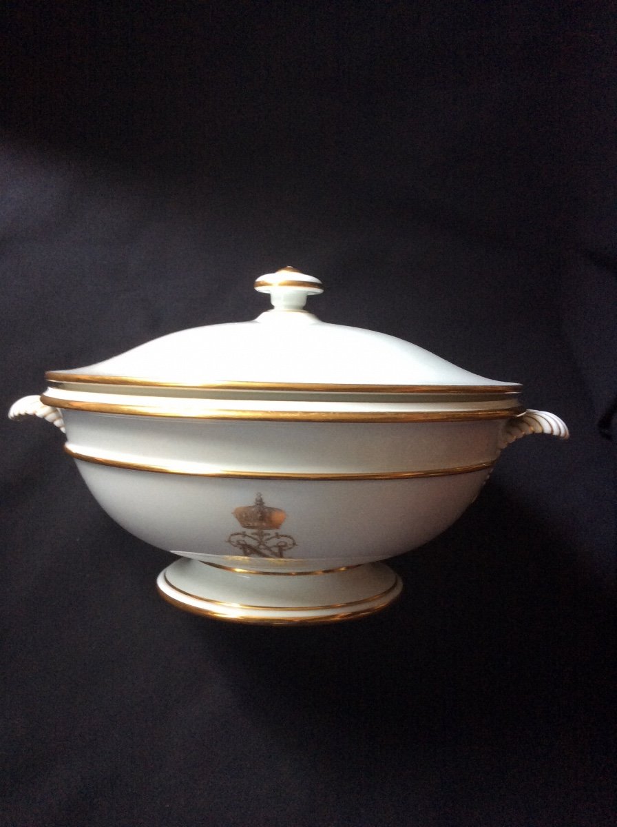 Légumier En Porcelaine De Sèvres Napoléon III 