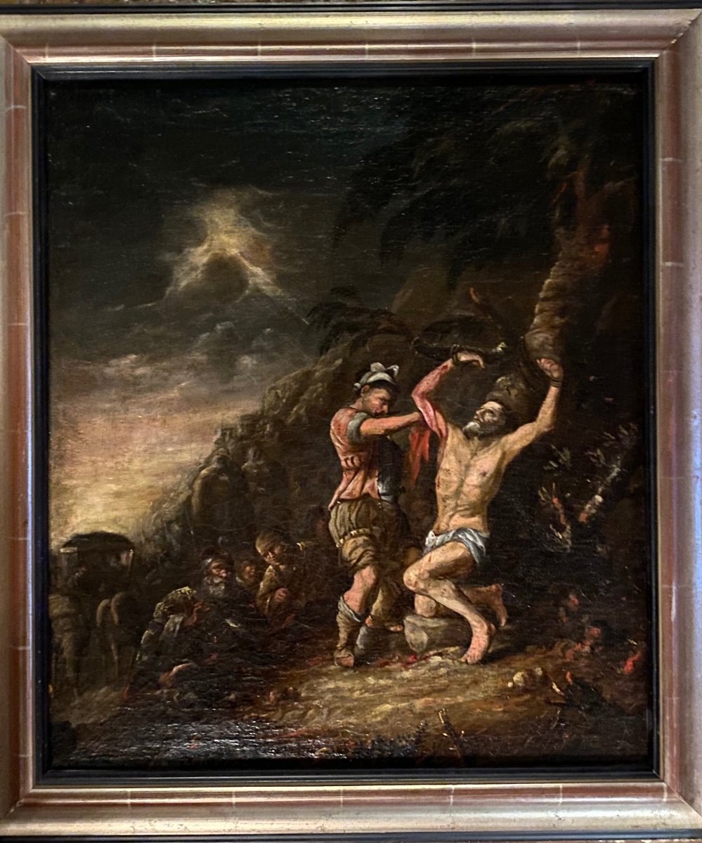 The Martyrdom Of Saint Bartholomew, Italian School Of The XVII Eme Century-photo-2