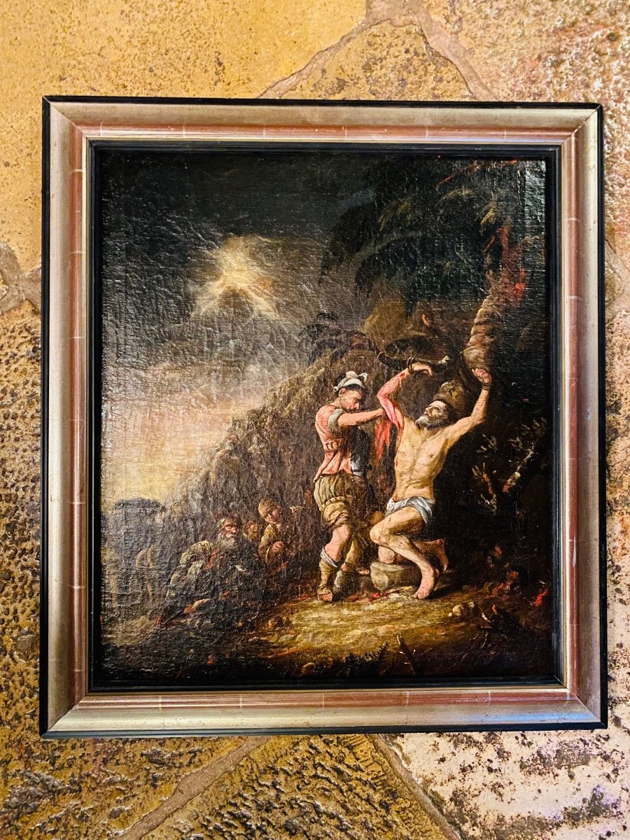 The Martyrdom Of Saint Bartholomew, Italian School Of The XVII Eme Century-photo-3