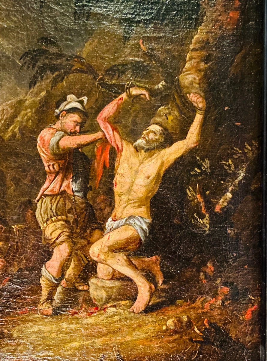 The Martyrdom Of Saint Bartholomew, Italian School Of The XVII Eme Century-photo-4