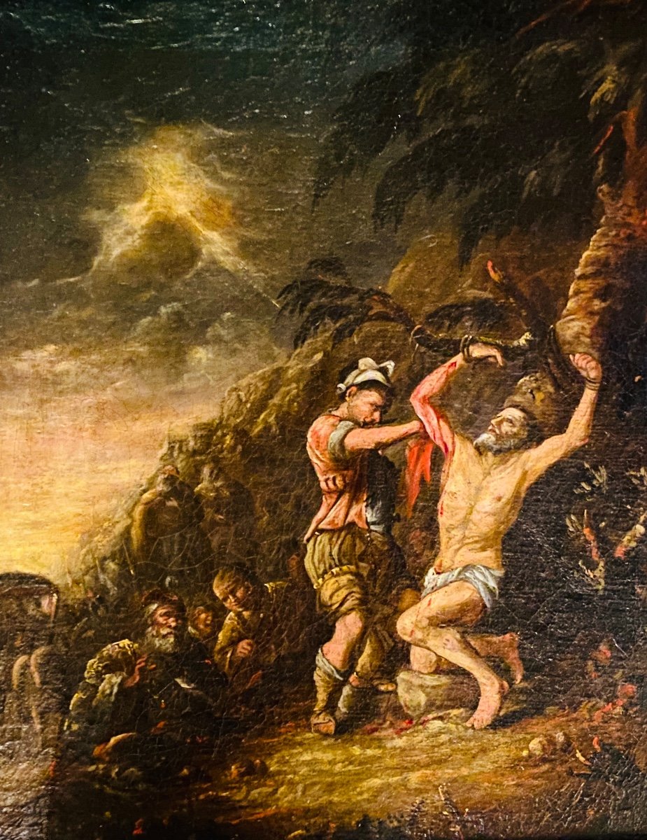 The Martyrdom Of Saint Bartholomew, Italian School Of The XVII Eme Century-photo-3