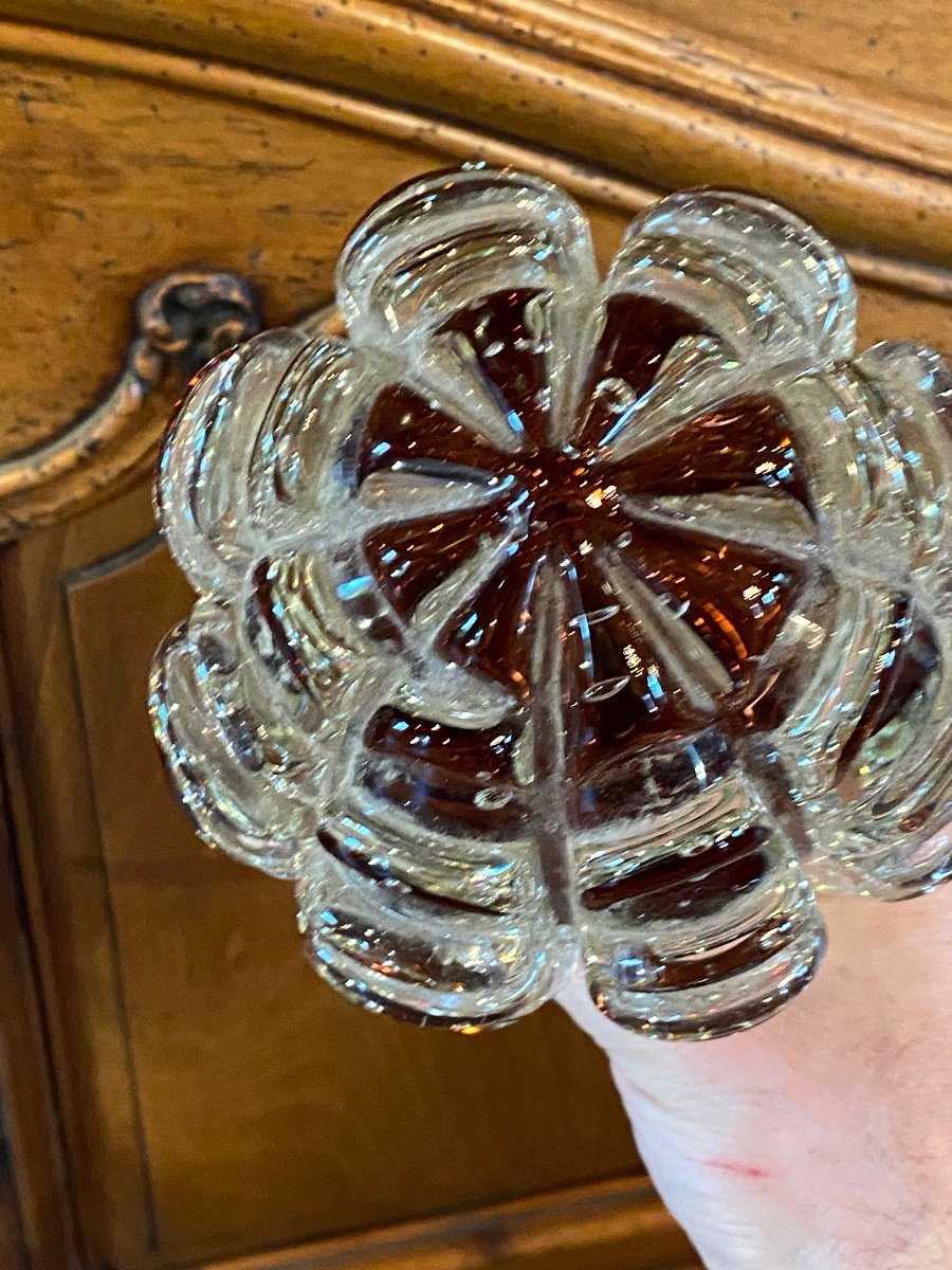 Paire De Boules En Verre De Murano, Circa 1970-1980-photo-3