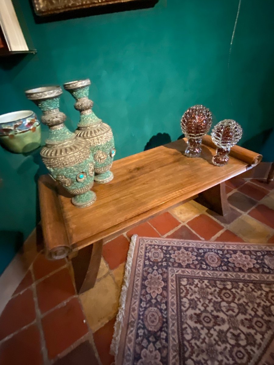 Living Room Table, Ironwood Roller Coffee Table Bought In China By The Previous Owners Around 1970.-photo-6