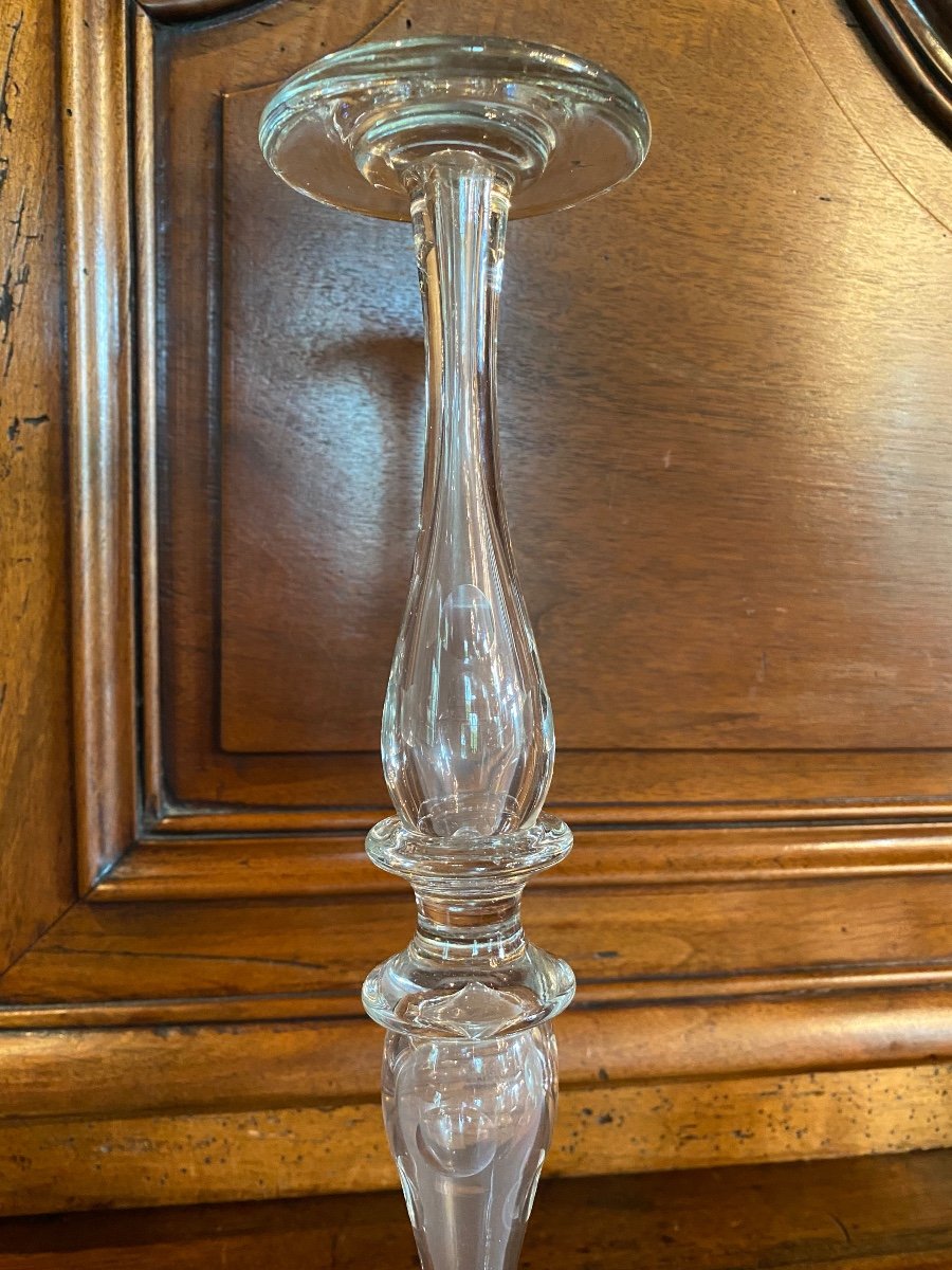 Rare Wig Holder Or Glass Hat Holder From The XIX Eme Century-photo-3