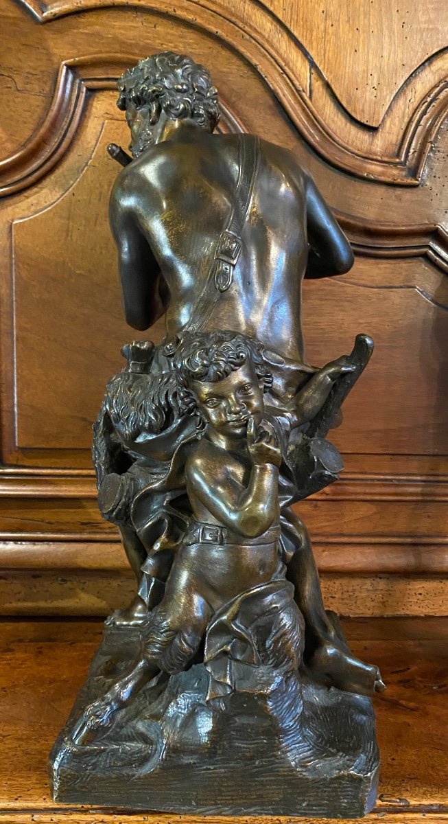 Grand Bronze Mythologique D’après Antoine Coysevox -photo-4