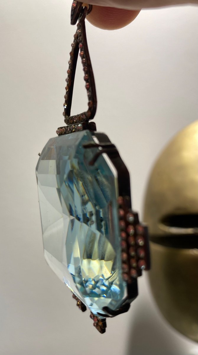 Intéressant Bijou Fantaisie D’époque Art Déco 1930-photo-1