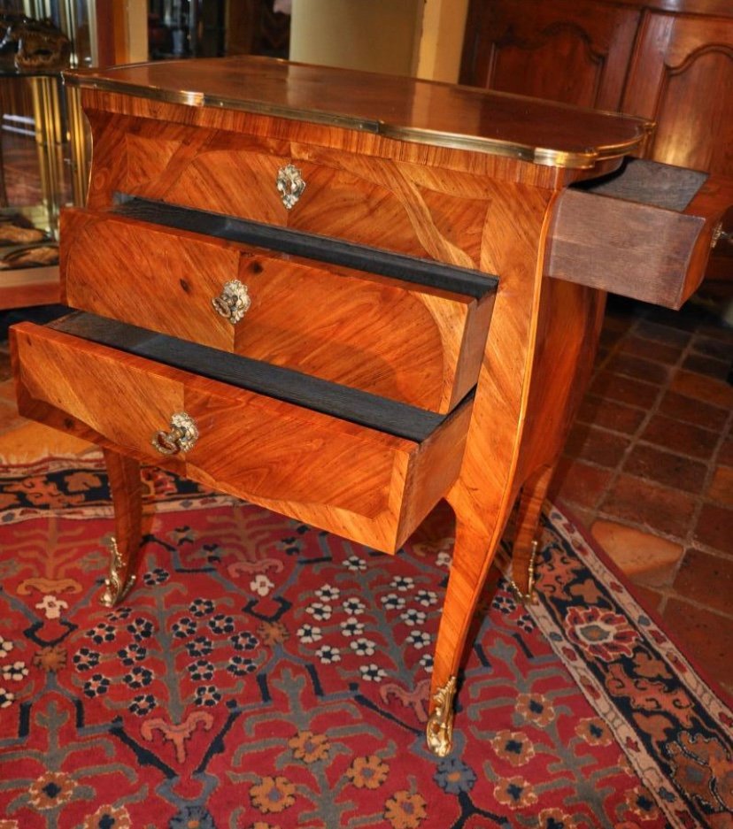Small Louis XV Style Tomb Chest Of Drawers-photo-3