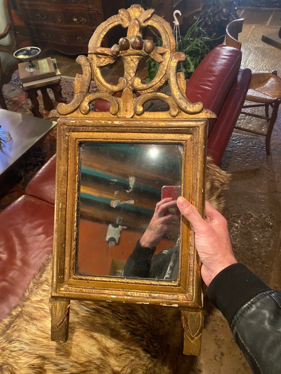 Provençal Mirror From Beaucaire From The 18th Century-photo-4