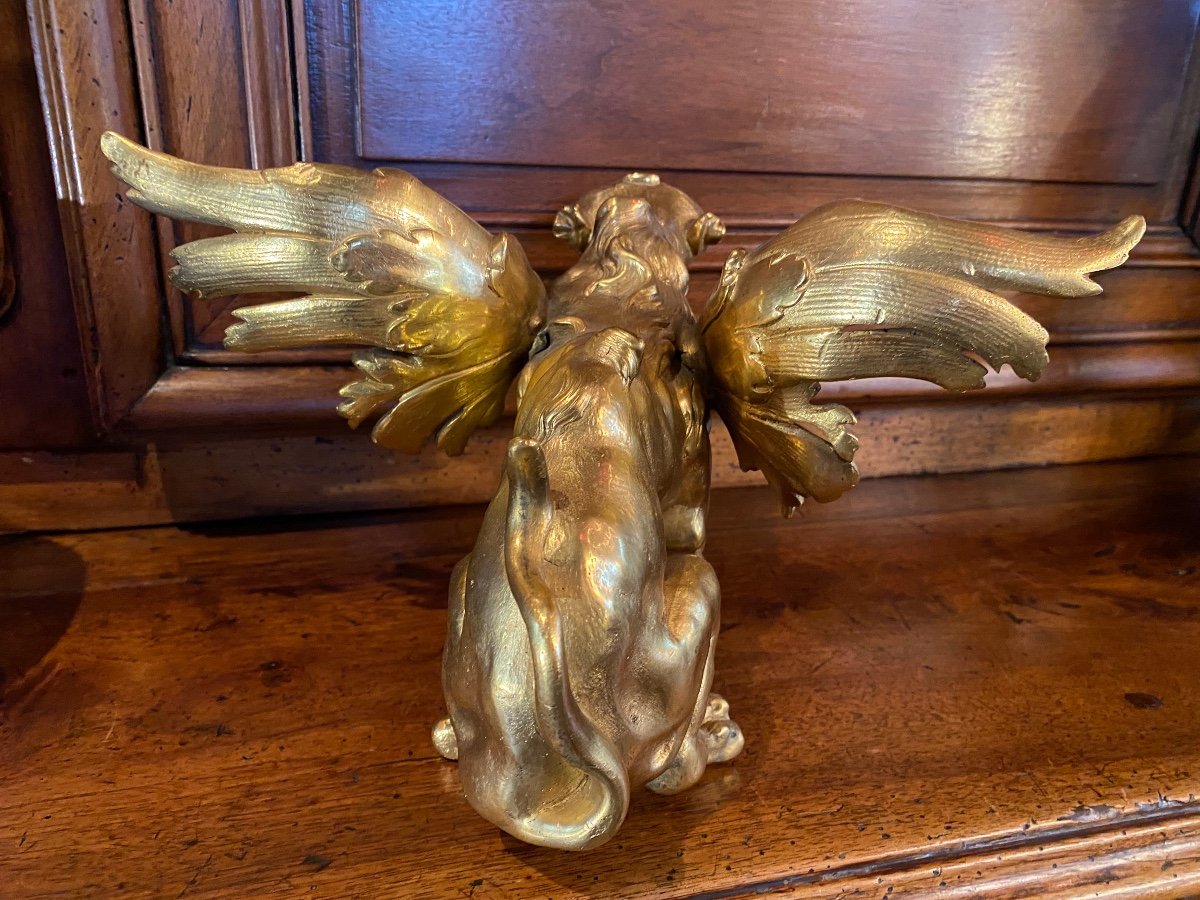 Dragon In Gilt Bronze From The 19th Century For The Year Of The Dragon-photo-5