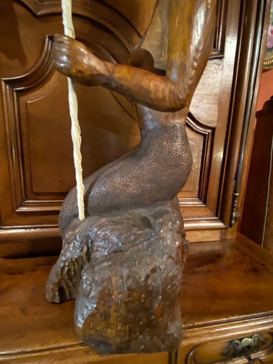 Art Brut, Popular Art Early 20th Century: Mermaid With Trident-photo-6