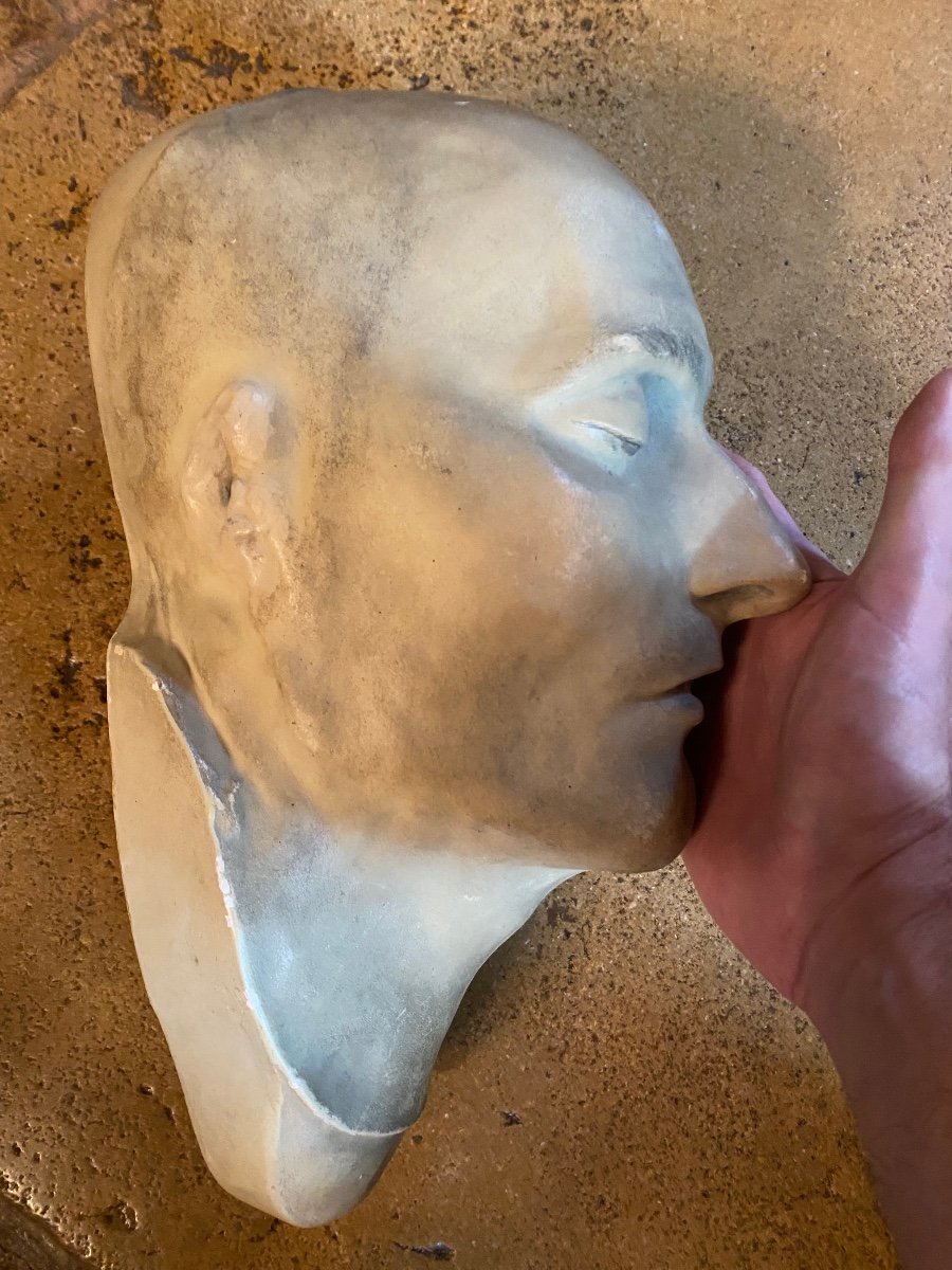 Beau Masque Mortuaire De Napoléon Bonaparte -photo-3